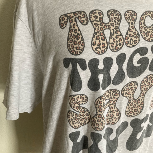 ❤️$10 BUNDLE SALE WAS $23 Thick Thighs Save Lives tshirt - Picture 2 of 6